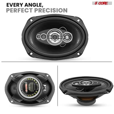 5Core 6x9 Car Speaker Pair 800W 4Ohm 2 Way Coaxial Speaker Audio w Super Tweeter Fit for Vehicle image 11