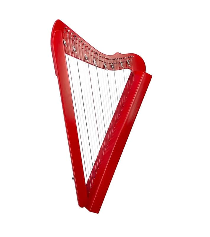 Rees Harps Sharpsicle Harp - 26 Strings - Red Finish image 1