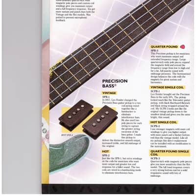 Seymour Duncan Pickup Catalogue 1988 image 9