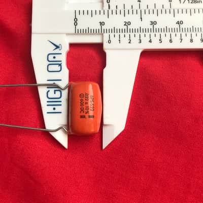Sprague .022 uF 600V 6PS-S22 Sprague Orange Drop Capacitor +-10% 1970s Vintage Les Paul Tone Cap upgrade image 3