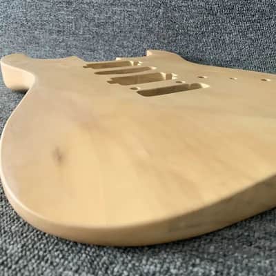 Unfinished HSH Guitar Body with 2 Point Tremolo image 4