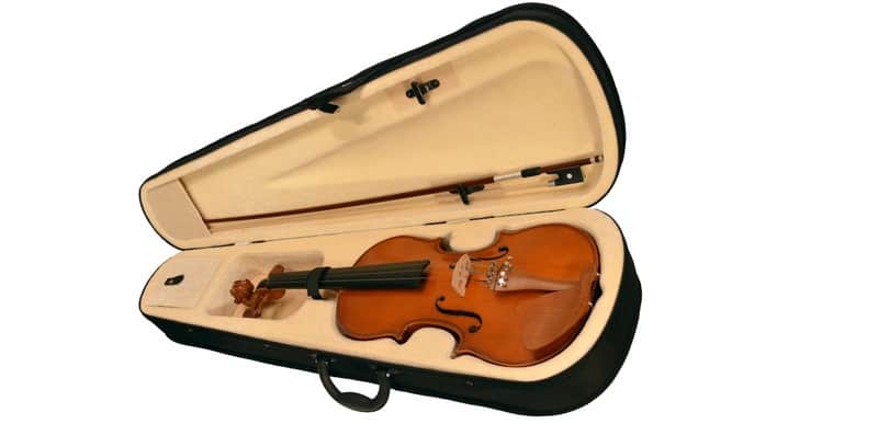Adagio EM-100-3/4 Spruce Top Rosewood Fingerboard 3/4 Size Violin Outfit w/Lightweight Case & Bow image 1