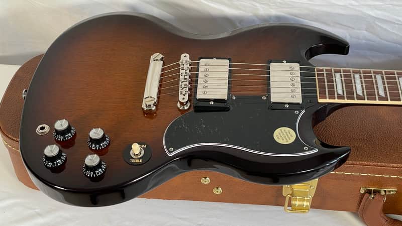 gibson sg tobacco Gibson SG Standard '61 With Stop Bar Tailpiece 2022 Tobacco Sunburst  Perimeter