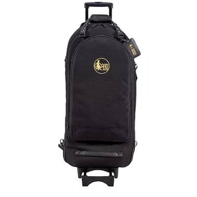 52-WBFSK Gard Euphonium (Besson) Wheelie, Synthetic with Leather trim image 4
