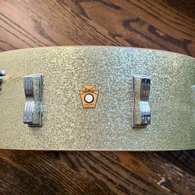 Ludwig Jazz Festival Silver Sparkle Snare 1963 (pre-serial) image 9
