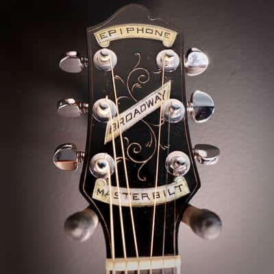 1933 Epiphone Broadway Acoustic Archtop - Walnut Back and Sides - owned by Steve Howe image 4