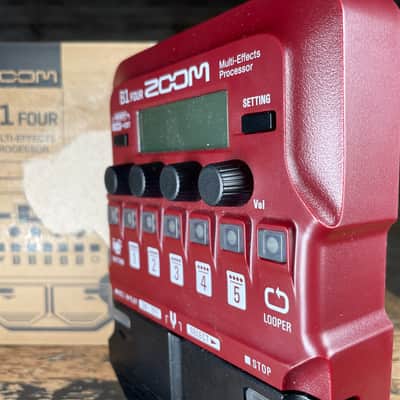 Zoom B1 Four Bass Multi-Effects with Original Box image 3