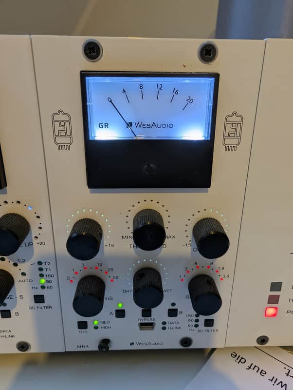 WesAudio RHEA ng500 500 Series Stereo Vari-Mu Tube Compressor 2022 - Present - White image 1