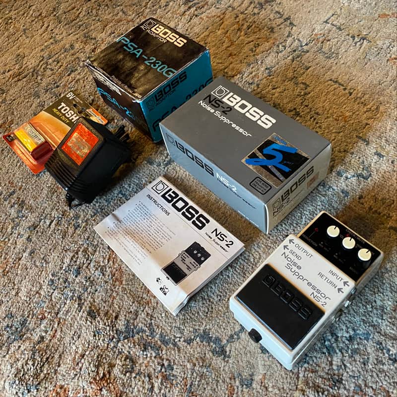 Boss NS-2 Noise Suppressor MADE IN JAPAN Silver Label MINT | Reverb