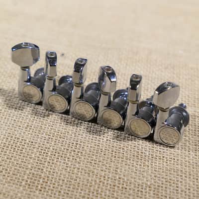 Tuners Chrome, Genuine 2000 Squier Stratocaster Standard Same Day Shipping #DT11 image 1