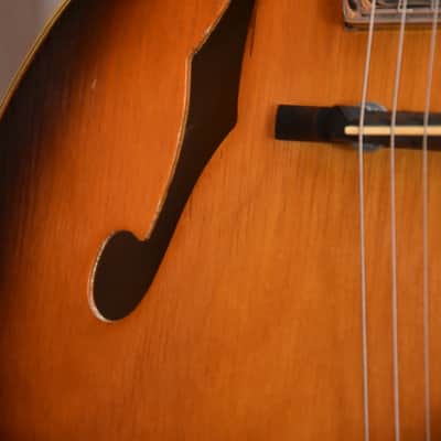 Hüttl Beat King II – 1960s German Vintage Archtop Hollowbody Jazz Guitar image 8