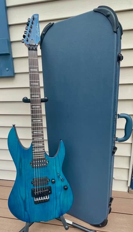 Sire Larry Carlton X5 – Transparent Blue – Excellent – Case Included – Pro Setup image 1