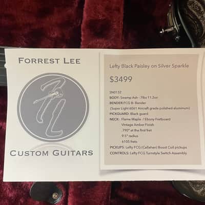 Forrest Lee B Bender Left Handed T Style Paisley image 10