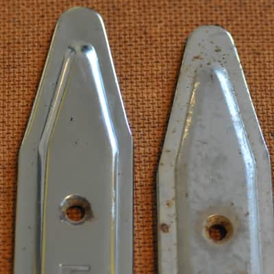 Fender 16" Tilt Back Legs Vintage Original Pat. Pend embossed on legs 1960's image 12