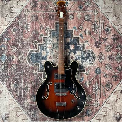 1960s / 1970s Condor Ovation Vintage Hammond Innovex Red Sunburst Semi Hollow Electric Guitar! image 5