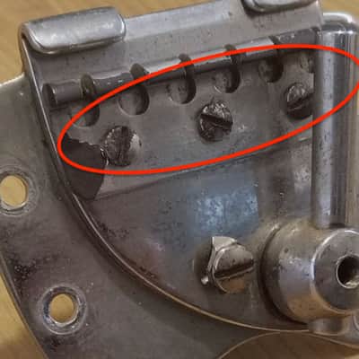 Hagstrom Tremar machine screws (set of 3) for upper part image 4