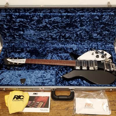 2022 Rickenbacker 325C64 (with Bigsby Vibrato) in Jetglo Finish; Comes with Original Hard Case and Pro-Setup!  Made in USA! image 14