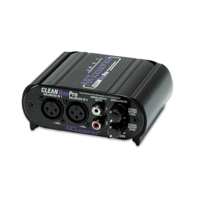 ART CleanBoxPro Dual Channel Balanced/Unbalanced Level Converter image 1