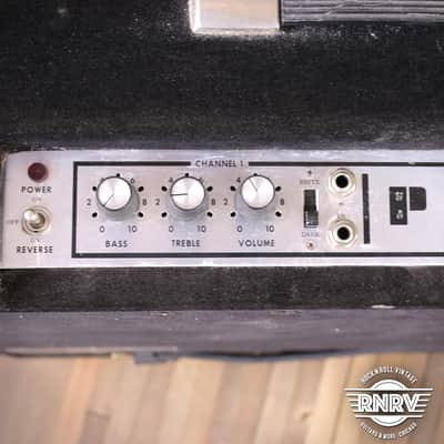 Polytone Model 101 Bass/Guitar amplifier 70s - Black image 5