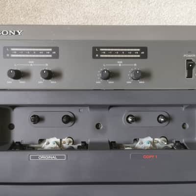 SONY CCP-2300 16x Speed Both Sides Stereo 3 Cassette Tape Duplicator image 2