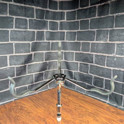 Ludwig Vintage Black and White Badge Snare Drum Stand - Chrome image 4