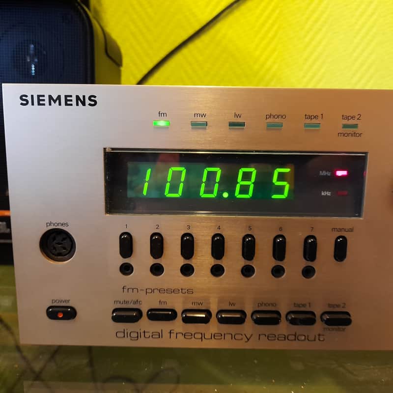 Amplificateur Siemens RS 444 - Vintage - À Réviser - Section Radio HS