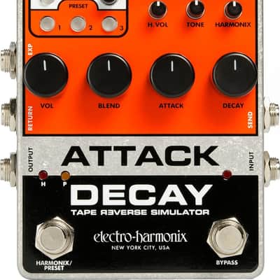 Electro-Harmonix Attack Decay Volume Swell Effects Pedal image 1