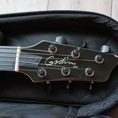 Godin xtSA 2010s - Trans Black - Natural Worn Relic *READ image 3