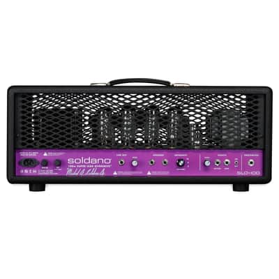 Soldano SLO-100 - Signed Purple Panel - Black Head image 2