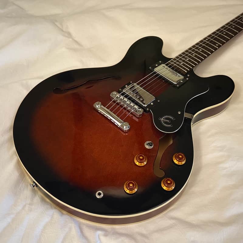 Vintage 1997 Epiphone Dot (Gibson 335) - Made in Korea (MIK) - Cinnamon Burst - Free Pro Setup image 1