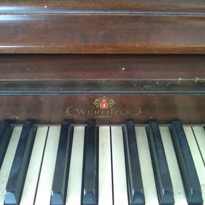 Wurlitzer Spinet Piano early 1950s Dark Brown image 4