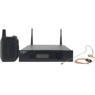 BRAND NEW Shure GLXD14R/MX53 GLX-D Advanced Digital Wireless Presenter Rack System w/ MX153 Headworn Earset Microphone GLXD1 Bodypack Transmitter & GLXD4R Rackmountable Receiver w/ Ears SB902A Rechargeable Lithium-ion Battery Padded zipper accessory case image 13