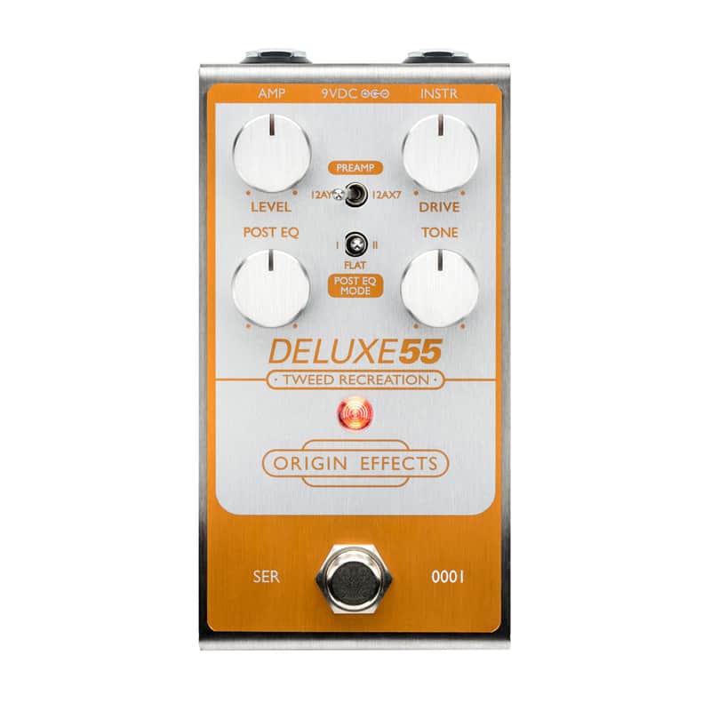 Origin Effects Deluxe55 Tweed Recreation 2024 - Present - Orange / Silver image 1