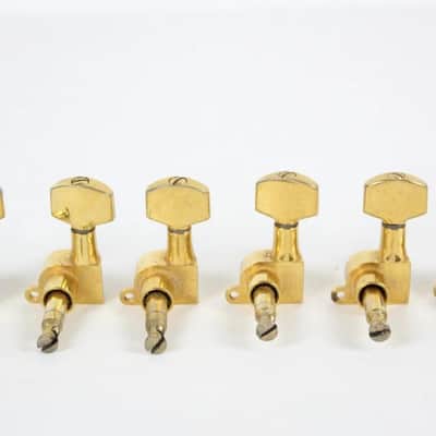 1980s Vintage Schaller M6 Mini Tuners ~GOLD~ W.Germany Tuning Pegs image 6