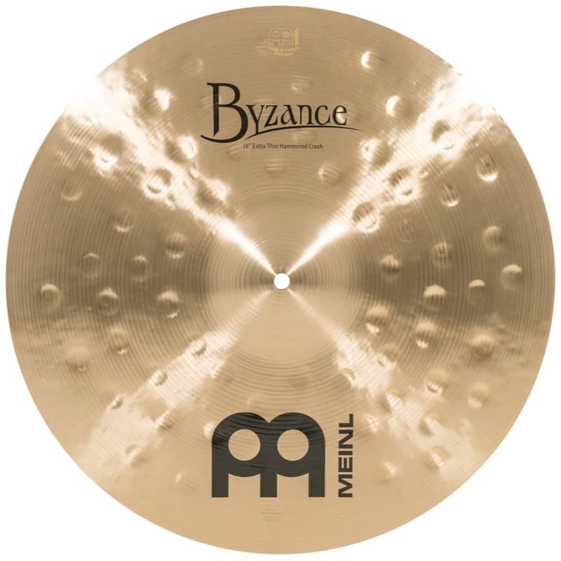 Meinl Byzance Traditional Extra Thin Hammered Crash Cymbal 18 image 1