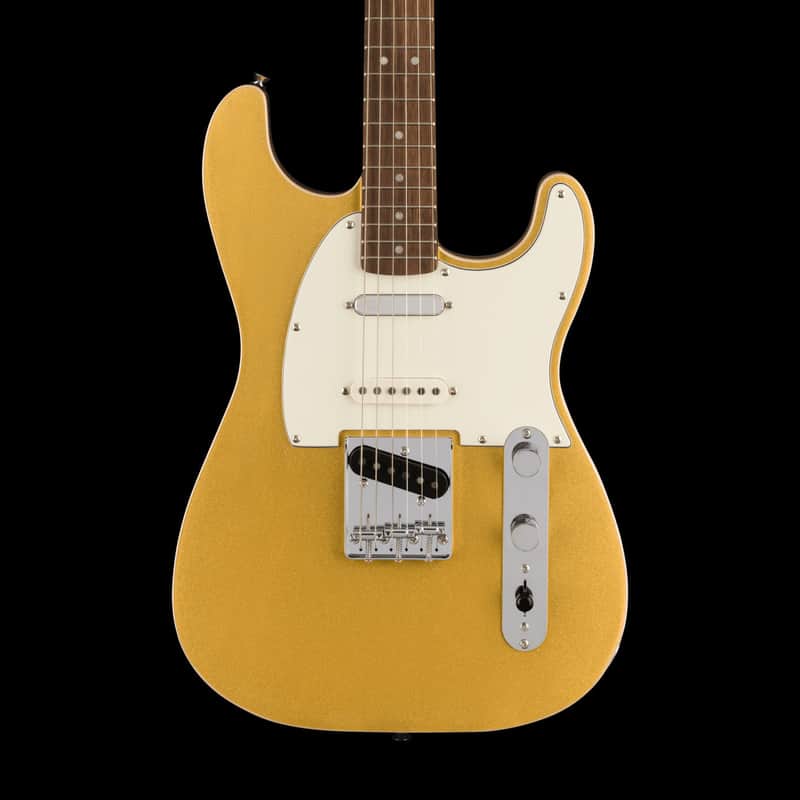 Squier Paranormal Custom Nashville Stratocaster Parchment Pickguard Aztec Gold image 1