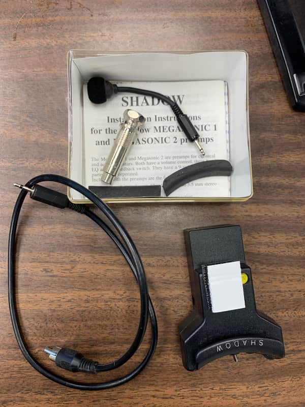 Shadow Megasonic 2 Quickmount Preamp for Classical or Acoustic guitar with condenser microphone image 1