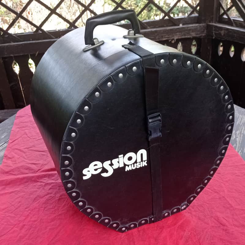 Vintage Session Musik 14"x14" Rack Tom Drum Hard Case - Made in Germany (1980s/90s) - Fits Square / Power Toms image 1