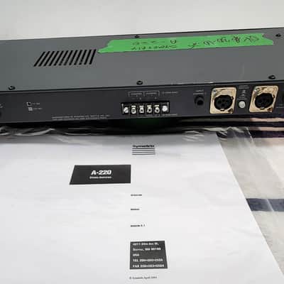 Symetrix Vintage Studio monitor amplifier, Model A-220, Made in USA image 6