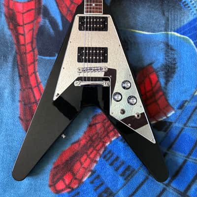 Gibson ‘70s Flying V Mirror 2023 - Gloss Black ‘70s pickups *Read Description* image 1