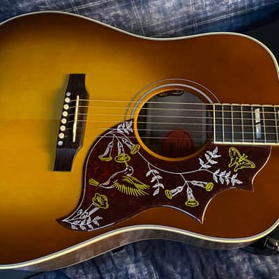 NEW ! 2024 Gibson Custom Shop Hummingbird Modern Koa - Honey Burst Finish - 4.8 lbs - Authorized Dealer - Ultra RARE! - G02548 image 1