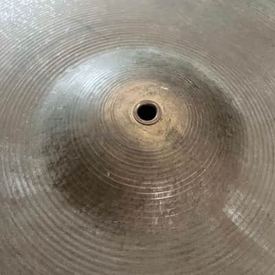 Vintage 1970s Avedis Zildjian USA 21" Ride Cymbal Thin Logo Stamp '70s image 2