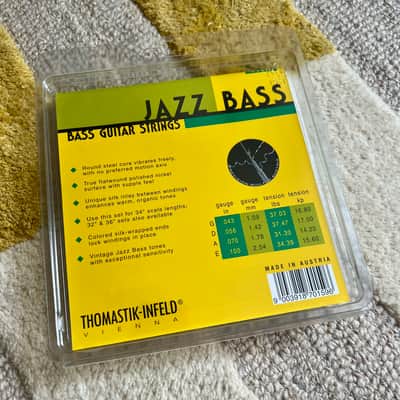 Thomastik-Infeld "TI Jazz Flats" JF344 Jazz Flatwound Bass Guitar Strings [.043-.100] [Long Scale 34"] image 2