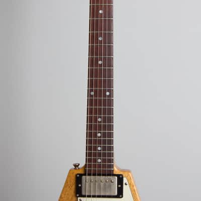 Echopark  Albert 58 Flying V Solid Body Electric Guitar (2017), ser. #XX-020/EL-1370, original brown tolex hard shell case. image 8