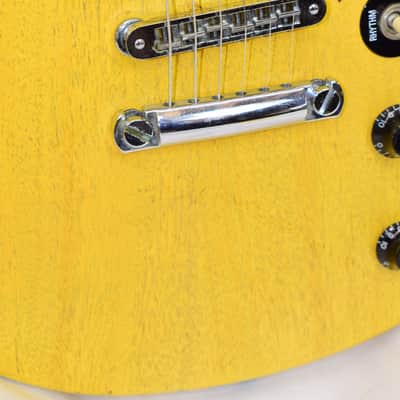 2006 Gibson Les Paul Faded Double Cutaway Electric Guitar, TV Yellow image 7