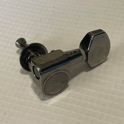 1990's Korean Era Ibanez S & RG Series Cosmo Black Tuning Pegs Tuners 6 In LIne image 3