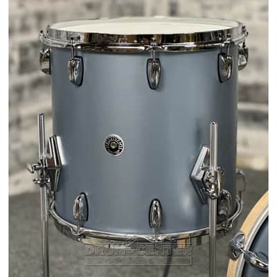 Gretsch Brooklyn 3pc Jazz Drum Set Satin Ice Blue Metallic image 4