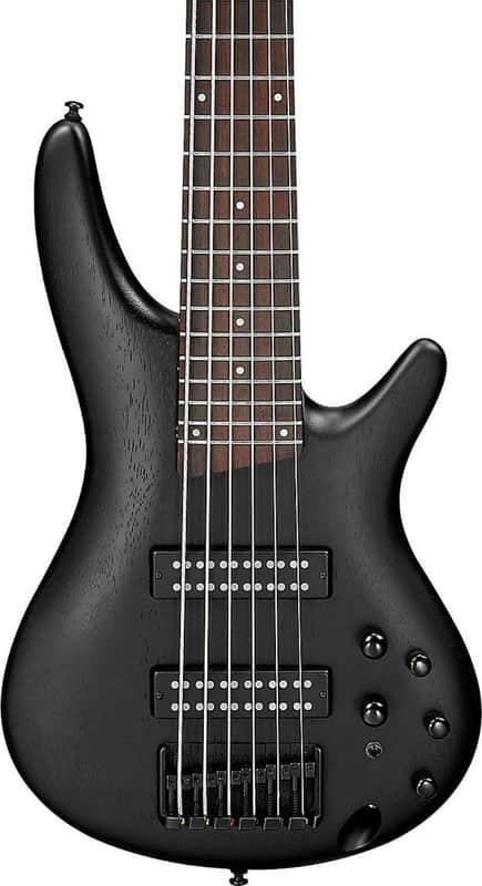 Ibanez SR306EB Standard 6-String Bass Guitar, Jatoba Fingerboard, Weathered Black image 1