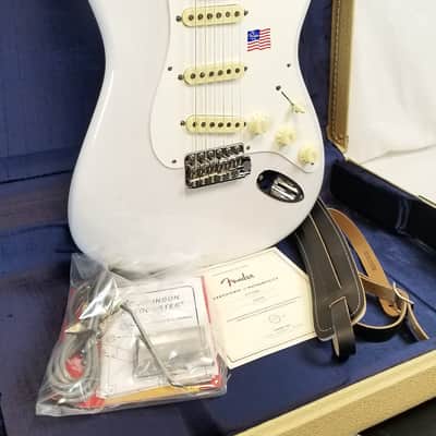 Fender Eric Johnson Stratocaster, Maple Fretboard, White Blonde W/Case image 3