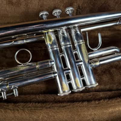 Bach Stradivarius Model 37 Bb Trumpet - Silver-Plated (1980s) image 4